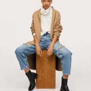 *final markdown* EDDIE BAUER Collared Tie Cardigan Sweater